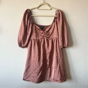 Satin Baby Doll Dress